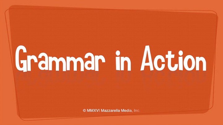 Grammar in Action: Nouns, Pronouns and Possessive Nouns